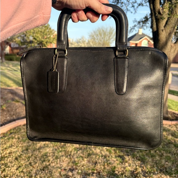 Vintage NYC Coach Slim Satchel-includes orig hangtag! - Picture 1 of 13